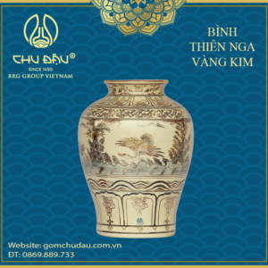 Bình Thiên Nga Gốm Chu Đậu