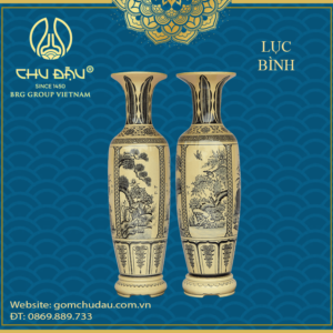 Lục Bình Gốm Chu Đậu