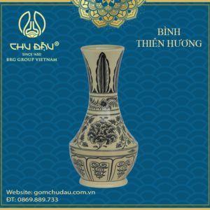 Bình Thiên Hương Gốm Chu Đậu