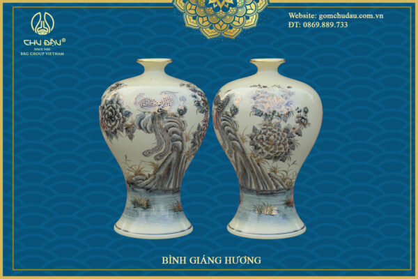 Bình Giáng Hương Gốm Chu Đậu